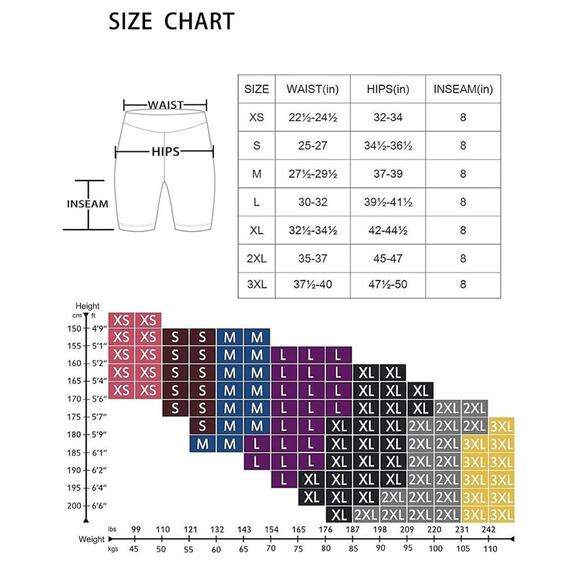 XLBlack High Waisted Athletic Compression Biker Shorts with Pockets Size… - Picture 6 of 7